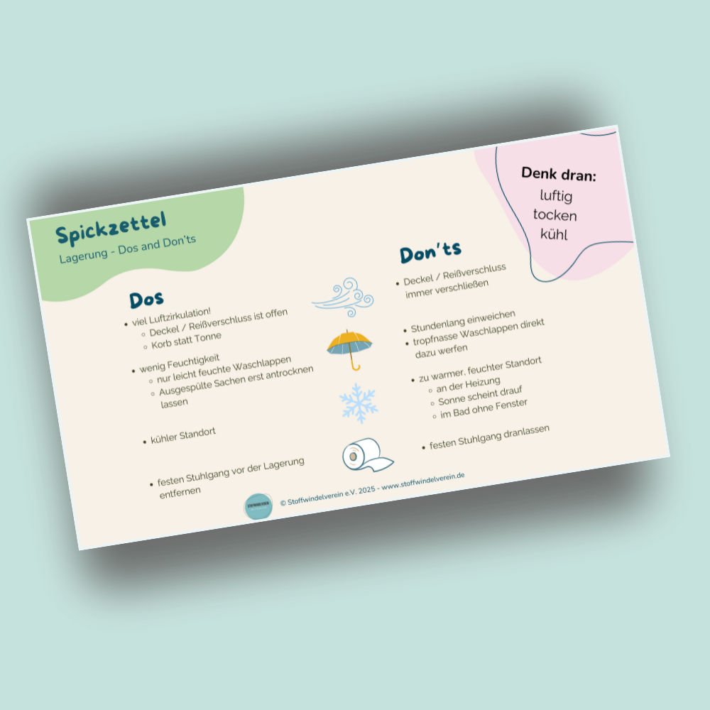 Stoffwindeln richtig lagern – Dos & Don’ts (Download)